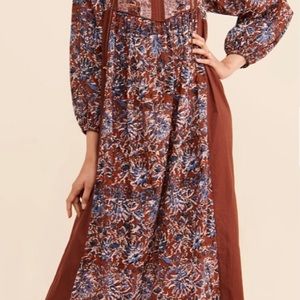 Ne Quittez Pas Mountain Views Maxi Dress